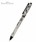 Ручка автоматическая шариковая 0.5мм &quot;ArtClick.Человекокот&quot; синяя 20-0281/15 Bruno Visconti {Китай}