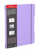 Тетрадь 48л клетка пластиковая обложка съемная 51392 &quot;FolderBook Pastel&quot; фиолетовая Erich Krause