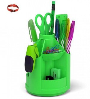 Набор настольный вращающийся "Mini Desk" Neon Solid зеленый 53228 Erich Krause