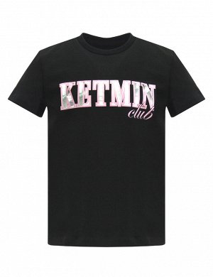 Детская футболка для девочки KETMIN Club цв.Чёрный