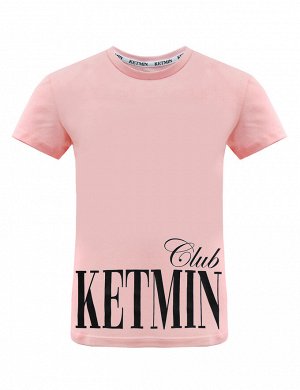 Детская футболка для девочки KETMIN CLUB цв.Розовый