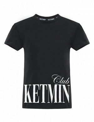 Детская футболка для девочки KETMIN CLUB цв.Чёрный