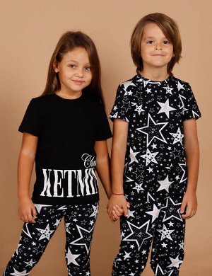 Детская футболка для девочки KETMIN CLUB цв.Чёрный