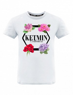 Детская футболка для девочки KETMIN Collection цв.Белый