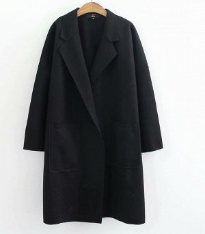 Легкое пальто черный
