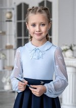 Фатуа блузка трикотажная голубой