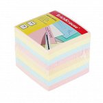Блок бумаги для записей ErichKrause, 9 x 9 x 9 см, плотность 80 г/м2, цветной