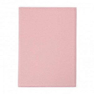 Ежедневник недатированный А5, 160 листов Jesse, обложка искусственная кожа, 2 ляссе, тонированный блок 70 г/м2, розовый