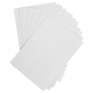Картон белый А4, 24 листа "Панда", немелованный 200 г/м2, в пакете