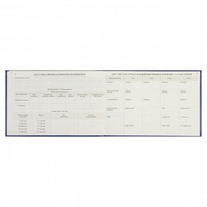 Медицинская карта ребёнка "История развития" А5, 205 х 150 мм, форма 112, синяя, твёрдая обложка, 96 листов