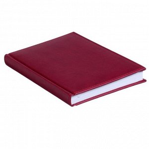 Ежедневник недатированный А5, 160 листов "Вивелла", обложка искусственная кожа, перфорация углов, бордовый