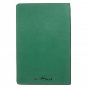 Ежедневник недатированный А5, 136 листов Megapolis Flex, обложка искусственная кожа, зелёный