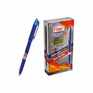 Ручка шариковая Flair Writo-Meter DX узел-игла 0.6, (пишет 10 км), шкала на стержне, синий