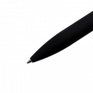 Ручка шариковая автоматическая PORTOFINO 1.0 мм, черный корпус, синий стержень, в тубусе