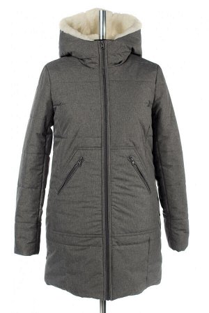 05-1934 Куртка женская зимняя (синтепон 300) Плащевка серый