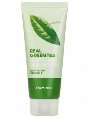 Пилинг-гель с зеленым чаем FarmStay Real Green Tea Deep Clear Peeling Gel 100 ml