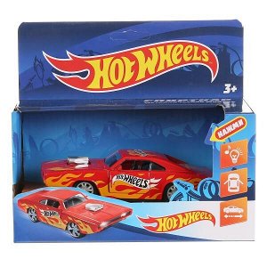 1809C514-R Машина металл свет-звук "hot wheels спорткар" 12см,открыв.двери,инерц. в кор. в кор.2*36шт