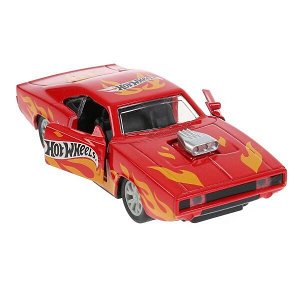 1809C514-R Машина металл свет-звук "hot wheels спорткар" 12см,открыв.двери,инерц. в кор. в кор.2*36шт