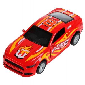 1809C673-R Машина металл свет-звук "hot wheels спорткар" 12см,открыв.двери,инерц. в кор. в кор.2*36шт