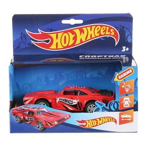 1911C160-R Машина металл свет-звук "hot wheels спорткар" 12см,открыв.двери,инерц. в кор. в кор.2*36шт