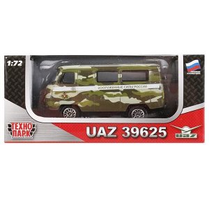 CT12-391-B-WB МАШИНА "ТЕХНОПАРК" МЕТАЛЛ. УАЗ 39625 СПЕЦСЛУЖБА 1:72 В КОР. В ДИСПЛЕЕ УП-36ШТ в кор.2*4уп