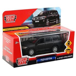 CRUISER-BE Машина металл "toyota land cruiser матовый" 12,5см, инерц., черный в кор. Технопарк в кор.2*36шт