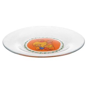 GP51770ORK Оранжевая корова Набор стеклянной посуды ( кружка, тарелка и салатник). Умка в кор.6шт