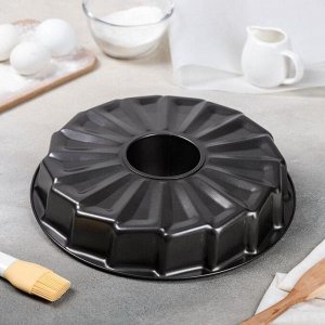 Форма для выпечки «Немецкий кекс. Долька», 30,5?5,5 см, антипригарное покрытие, цвет чёрный