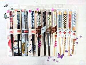 Японские палочки "хаси" для еды в ассортименте, бамбуковые
