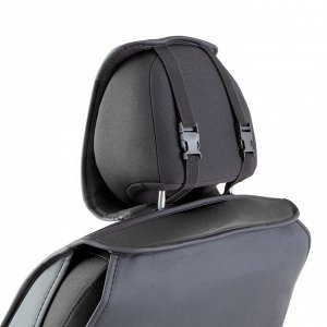 Каркасные 3D накидки на передние сиденья "Car Performance", 2 шт., экокожа/алькантара