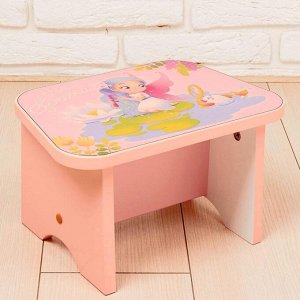 Подставка-стул деревянная «Фея», розовый