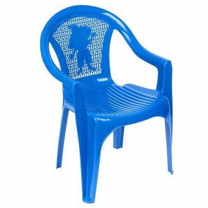 Кресло детское, 380х350х535 мм, цвет синий
