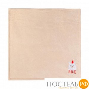 Одеяло-плед с вышивкой "Крошка Я" Magic, 90х100 см, велсофт 4855577