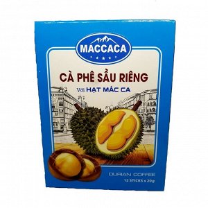 Кофе 3в1 со вкусом дуриана т.м. MACCACAВес: 240 гр