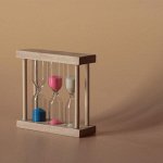 Песочные часы &quot;Лагос&quot;, на 1,3,5 минут, 9 х 3 см, микс