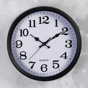 Часы настенные, серия: Классика, "Виен",  d=35 см, плавный ход