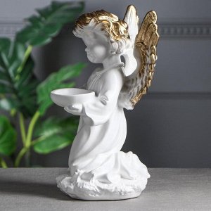 Статуэтка "Ангел с чашей", золото, 33 см
