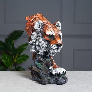 Статуэтка "Тигр", водная краска, 36х20х23 см