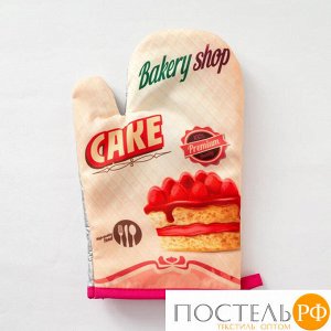 Варежка Доляна "Cake"цв.бежевый 26*16 см, 100% п/э   4990843