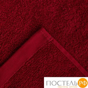 Полотенце махровое Этель «Терри» 70x140 см, бордовый