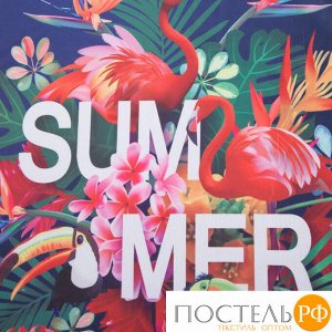 Полотенце пляжное Этель "Summer", 75*140 см, микрофибра, 100% п/э    5101853