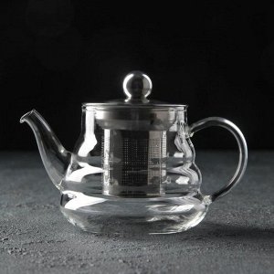 Чайник заварочный с металл ситом «Бриз», 200 мл, 8,5?13?9,5 см