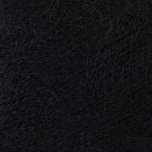 Пряжа "Mohair delicate" 5%мохер,10%шерсть,85% акрил 500м/100гр (6130 чёрный)