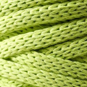 Пряжа "Macrame Cord"  60% хлопок, 40% вискоза/полиэстер 5 мм 85м/500гр (755 салат)