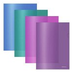 Папка-уголок (плотная)  А4 &quot;Glossy Vivid&quot; 53316 полупрозрачная ассорти Erich Krause {Россия}
