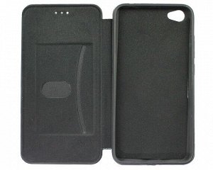 Чехол книжка Xiaomi Redmi Note 5A Prime Flip SoftTouch (черный)