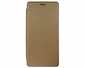 Чехол книжка Samsung G988B Galaxy S20 Ultra 2020 Flip SoftTouch (золотой)