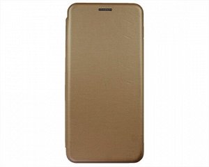 Чехол книжка Samsung Note 10 Lite N770F 2020 Flip SoftTouch (золотой)