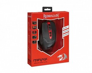 Беспроводная игровая мышь Redragon Mirage 15м,10 кнопок,4800dpi, черная, 74847