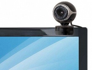 Веб-камера Defender C-090 0.3МП черная (микрофон, крепление на монитор/экран ноутбука, ручной фокус), 63090 recommended